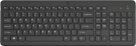 HP 225 Wireless Keyboard - 2.5-Zone Layout - Black