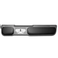 Contour Long/Short Wrist Rest – riešo atrama klaviatūrai ir pelei, juoda, 460x80x19 mm