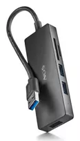 NGS HUB USB-C 3.0 NGS IHUB READER - 3 PORTS USB-A + CARD READER (GREY)
