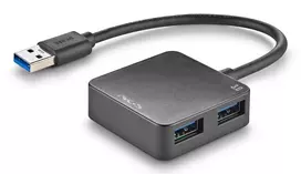 NGS IHUB TINY USB 3.0 Hub - 4 Portai (Juoda)