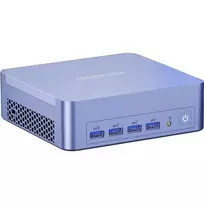 GEEKOM AX8 MAX Mini PC, Intel Core i7-12650H, 16GB DDR5, 512GB SSD, Windows 11 Pro, sidabrinis