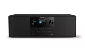 Philips TAM6500/10 Micro Hi-Fi sistema su Bluetooth, CD, USB, FM radiju, juoda