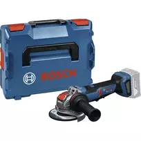 Bosch Professional GWX 18V-11PS akumuliatorinis kampinis šlifuoklis Solo, 18V, 125mm, X-LOCK, mėlynas/juodas, be akumuliatoriaus ir įkroviklio
