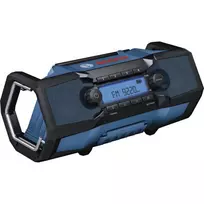 BOSCH HEAVY DUTY GPB18V-3C Professional Bluetooth FM Radio (Blue/Black, Bare Unit)