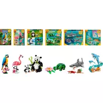 LEGO Creator Laukiniai gyvūnai 3-in-1 konstravimo kaladėlių rinkinys (1171 vnt.)