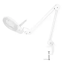 LogiLink WZ0058 LED padidinimo lempa su tikru stiklo lęšiu 127 mm 5 dioptrijų balta