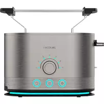 CECOTEC Toaster Shine&Toast Double (Stainless Steel, 850 W, 2 Slices)