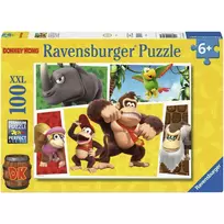 Ravensburger vaikų dėlionė Nintendo Super Mario - Beždžionės pabėgo! (100 dalių)