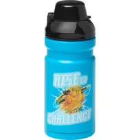LEGO NINJAGO Geriamasis Butelis 390 ml Mėlynas su Silikoniniu Snapeliu ir Permatomu Dangteliu PP/Silikonas