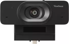 ViewSonic TeamJoin TWC101 4K UHD Webcam su automatiniu fokusavimu, dviem mikrofonais, privatumo užsklende, USB-C, juoda