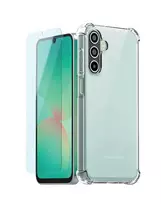 Samsung Galaxy A54 5G Dėklas + Grūdinto Stiklo Ekrano Apsauga Rinkinys - Skaidrus