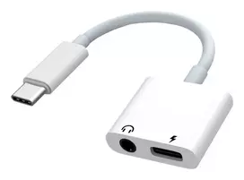 Samsung USB-C į 3,5mm garso lizdo ir USB adapteris - baltas