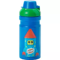 LEGO gertuvė FIREWORK GUY, 390 ml, mėlyna, silikoninis snapelis su permatomu dangteliu, PP/silikonas, 1 vnt. (40560800)