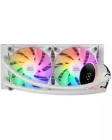 MARS GAMING ML-LCD RGB 240mm All-in-One Liquid CPU Cooler White