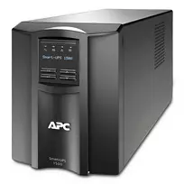 APC Smart-UPS SMT1500ICR linijinis-interaktyvus UPS, 750 VA/500 W, bokštinis, 6x IEC C13, LCD, SmartConnect