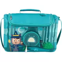 Tonies Under the Magic Moon nešiojimo dėklas - unisex rankinė - garso figūrėlių transportavimo dėklas - užtrauktukas - žalia