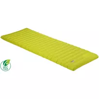 High Peak Dallas Single Air Mattress - Rectangular - Outdoor - Integrated Foot Pump - Blue/Grey