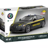 Cobi statybinis blokelių modelis Alfa Romeo Giulia Quadrifoglio Guardia di Finanza 1:35