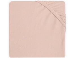 Jollein trikotažinė paklodė su guma Jersey Pale Pink 60x120