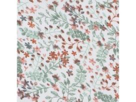 Jollein paklodė lopšiui / lovytei su guma BLOOM 60x120 cm.