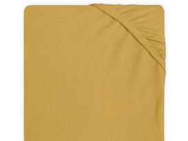 Jollein trikotažinė paklodė su guma Jersey Mustard 60x120