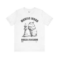 Chess King and Hamster T-Shirt: Moving Wood Kingdom Tee M