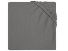 Jollein trikotažinė paklodė su guma Jersey Grey 60x120
