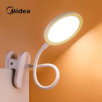 Midea Rechargeable LED Clip-On Desk & Bedside Lamp
