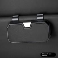 Press Switch Eyeglasses Storage Box, Soft & Shock-proof Car Glasses Case for Sunglasses & Reading Glasses juoda