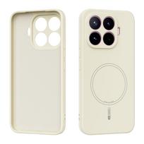 For Xiaomi 17T 17T Pro Case New Liquid Silicone for Magsafe Magnetic Soft Cover for Mi Xiaomi 17T Pro Shockproof Phone Cases Xiaomi 17T Pro smėlis