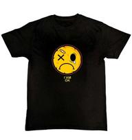 Men's and Women's T-shirts I'm Ok Sad Face Graphic Print Mens Unisex T-Shirt S M L XL 2 3 4 XL XS
