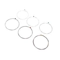 Acoustic Guitar Strings Folk Guitar Strings Silver Plated Coated High Carbon Steel Hex Core Warm Bright Tone Color Ball