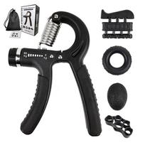 Custom logo Adjustable Counting Hand Grip Gym Fitness Power Hand Exercises Hand Grip Strengthener 17.5*11*5.5cm