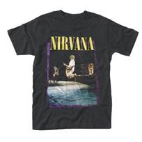 Men's Nirvana Stage Jump T-shirt Large Black L