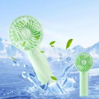 Karymi Portable USB Rechargeable Handheld Fan, 3 Speeds, 400mAh, Quiet, 5.12x2.36in – Compatible with USB Chargers