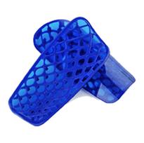 Protective Soccer Shin Guards With EVA Cushioning for Shock Absorption and Injury Prevention S mėlyna
