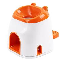 A25F-2In1 Dog Tennis Ball Launcher Treat Dispenser Interactive Spring-Loaded Fetch With Snack Storage Mental Stimulation