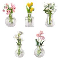 Cute Mini Vase Magnets for Fridge Mini Vase Refrigerator Magnets Decorative Tiny Magnetic Glass Vases for Kitchen Office Locker