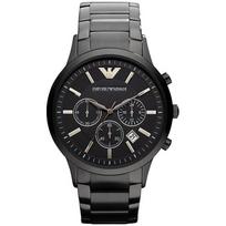 Emporio Armani AR2453 Vyriškas Renato laikrodis Juodas 42mm juoda