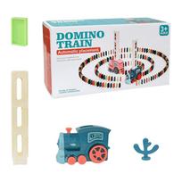 Domino Train Blocks Set Automatic Domino Building Blocks Education Creatives Toy Gifts
