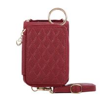 case for Samsung Z FLIP 7 6 5 4 3 Crossbody multifunctional card bag protective case full coverage plain Shock Proof Non-Slip Galaxy Z Flip7 raudona