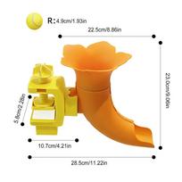 Dog Ball Launch Interactive Automatic Long-Distance Non-Slip Small Dogs Tennis Ball Thrower for Home Dorm Apartment Garden Yard oranžinė