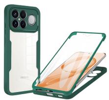 Phone Case for POCO M7 M8 F8 X8 Pro Max Ultra 5G with Screen Protector Clear 360 Transparent Full Protect Poco X8 Pro žalia