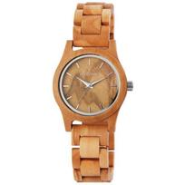 Montre - EXCELLANC - EX0451 - Boîtier bois d'olivier - 37 mm - Mouvement quartz ruda