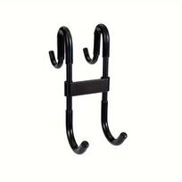 Rust-Resistant Plastic Shower Hooks, Strong Hold for Towels & Clothes. Perfect Bathroom & Glass Door Accessory!