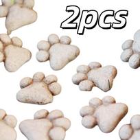2/12pcs Cat Paw Stepping Stones – Resin Garden Decor for Lawn, Pathway, Bonsai, Lover Gift
