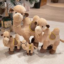 Kawaii Bactrian Camel Plush Toy Soft Stuffed Animal Doll Adorable Desert Camel Plushie for Kids Birthday Gift Home Toy 15-45cm 15cm