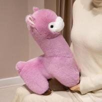 30cm aux Alpaca Stuffed Animal Sleeping plush toys Pillow Woolly Toy for Cuddling on the Bed Girl Doll for Children's doll doll raudona