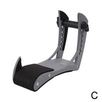 Adjustable Guitar Leg Rest Wear Resist Ergonomic Guitar Holder Guitar Support Stand for Electric Classical & Acoustic Guitars pilka spalva