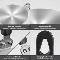 LITE-Induction Hob Converter Plate, Stainless Steel Induction Converter Plate With Insulated Handle For Glass And Moka Pots NONE sidabras